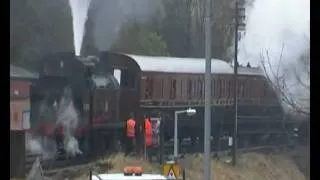 Keighley & Worth Valley Railway Gala, L&YR, 957 & BR 3F 47279 Part 1 (11th February 2011)