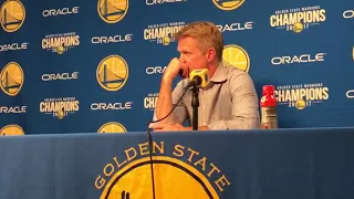 Steve Kerr on the Kevin Durant ejection