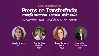 Mesa de Debates de Preços de Transferência: Instrução Normativa - Consulta Pública 01/23