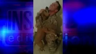 Dog Freaks Out Seeing Army Dad for First Time in 7 Months