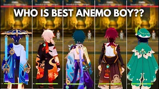 Who is BEST ANEMO BOY  ? Best C0 Anemo DPS Showcase !!