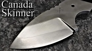 How to make a Canada knife ( A Canadian skinning knife )