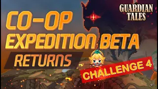 CO-OP EXPEDITION - Challenge 4 TIPS & TRICKS for stage 4 | Guardian Tales