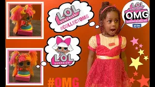 LOL Surprise OMG Styling Head! Style & Create New Hairdos For Neonlicious | Best Toy Review For Kids