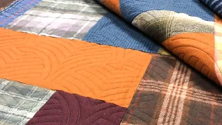 Scrappy Spools Progress and Quilting Finishes