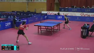 Lisa Wang (GER) vs Julia Leal (POR) | U15 Final | 2024 WTT Youth Contender Platja d'Aro