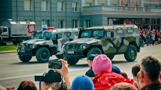 Парад Победы на Центральной площади г. Ижевск 9 мая 2016 года