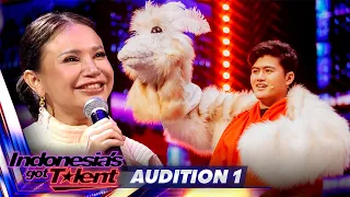 Nati Sang Naga Putih Siap Meluluhkan Hati Teh Rossa - Indonesia's Got Talent 2023