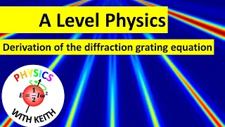 Deriving the diffraction grating equation | A Level Physics