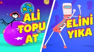 Ali Topu At ve Elini Yıka Eğlenceli Çocuk Şarkısı | Hasta Pasta Şarkıları