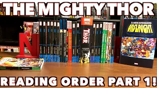 A comprehensive look at the reading order of Thor Part 1!