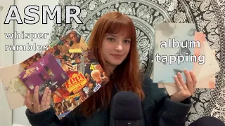 ASMR ~ K-Pop Album Tapping (+ Whisper Rambles)