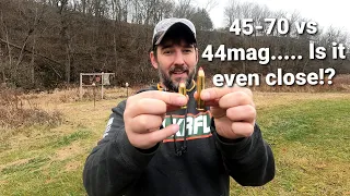 Interesting head to head showdown. 45-70 vs 44 mag