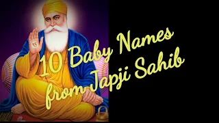 Ten names from Japji Sahib for Sikh Babies