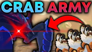 CRAB KING Leads CRAB ARMY! | Creatures of Sonaria