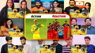 MS Dhoni ⚡A Super Hero with Magical Powers | Mix Mashup Reaction