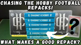 Let's Talk About Sports Card Repacks! Chasing The Hobby Football Repack Boxes!