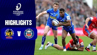 Instant Highlights - Exeter Chiefs v Bath Rugby | Round of 16│Investec Champions Cup 2023/24