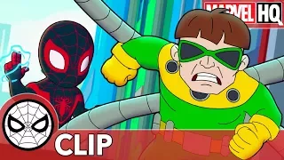Spidey & Miles vs. Doc Ock! | Marvel Super Hero Adventures (PROMO CLIP) | That Drone Cat
