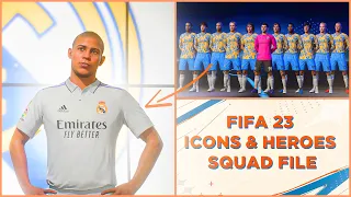 How To Install FIFA 23 Icons & Heroes Squad File For PC