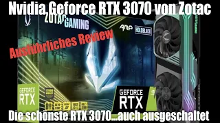 (RP) ZOTAC RTX 3070 HOLO AMP 🤩 Eine der schönsten Grafikkarten, auch ausgeschaltet 🚀🎆