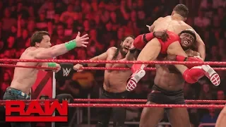 Cena, Rollins & Bálor vs. Ambrose, McIntyre & Lashley: Raw, Jan. 7, 2019