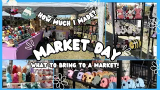 MARKET DAY!🌸 I MADE OVER $500💵 HOW TO PREPARE FOR A MARKET!