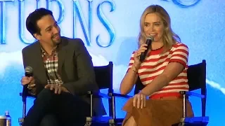 Mary Poppins Returns Full Press Conference with Emily Blunt, Lin-Manuel Miranda, Ben Whishaw +