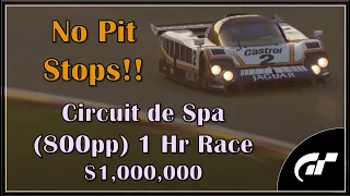 No Pit Stops at Spa $1,000,000 (800pp) [With Car + Tune] | Gran Turismo 7