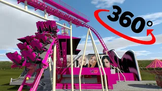 BlackPink Roller coaster playground 360 Virtual reality 4K