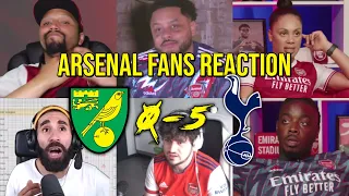 ARSENAL FANS REACTION TO NORWICH 0 - 5 TOTTENHAM | FANS CHANNEL