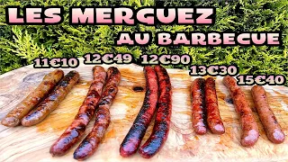 Les Merguez au Barbecue Comparatif