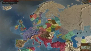 Europa Universalis 4 AI Timelapse - Extended Timeline Mod 550-2600