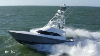 Viking Yachts 54 Convertible On the Move