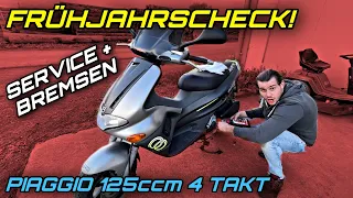 FRÜHJAHRSCHECK und SERVICEARBEITEN am 125cc PIAGGIO 4Takt Motor - Gilera Runner 125 VX | WT-GARAGE