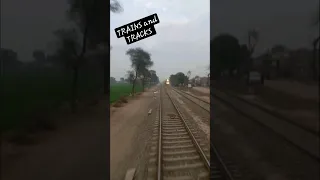 Live poor dog hit with fastest train when two big trains cross each other near Multan #shorts #yt