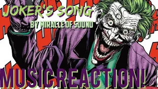 LET’S PUT A SMILE!!😊😊 Joker’s Song by Miracle of Sound Music Reaction!