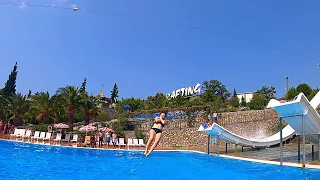 Slide & Fly Water Slide at Adaland Waterpark in Kusadasi, Turkey