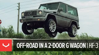 Off-roading in a 2-Door G Wagon on Vossen Wheels