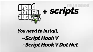 How to Install Scripts for Script Hook V and Script Hook V Dot Net in GTA 5 | #Lykangamer #LYKAN