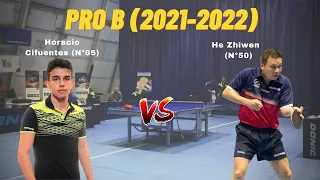 PRO B | Horacio CIFUENTES vs He ZHIWEN | HIGHLIGHTS | Tennis de Table