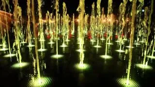 Ночной фонтан в Парке Горького (г.Казань). Официальное видео/ Fountain in Gorky Park (Kazan)