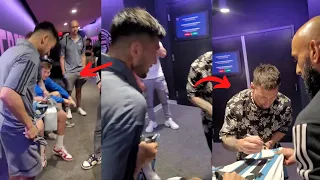 Watch Montreal Player Waiting in Tunnel to Get Autograph from Messi