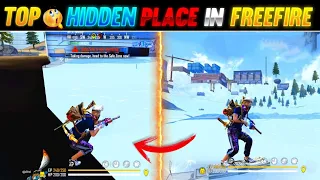 TOP 😵HIDDEN PLACE IN FREEFIRE IN PURGATORY  || 👆RANK PUSH TIPS AND TRICKS 2022 || SKY LODGE 😱