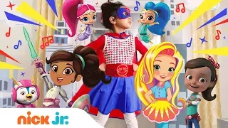 Girl Power' 🎶 w/ Dora, Nella, Sunny Day, Shimmer and Shine & More ✨ | Sing-Along | Nick Jr.