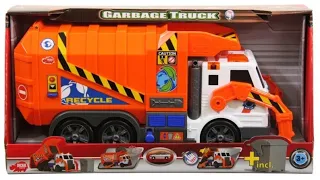 Camion immondizia spazzatura giocattolo elettrico bambini Divertentissimo Dickie Toys Garbage truck