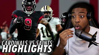 Cardinals vs Saints | Week 7 2022 Game Highlights Reaction