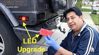 Upgrade Rear Side Marker Lights To Smoked LED Lights on Mercedes G500 | W463