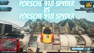 Porsche 918 Spyder VS Porsche 918 Spyder in NFSMW 2012 [4K 60 FPS].