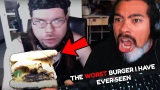 Dom Reacts to The Most Disgusting Burger Ever Made... (unbelievable 🤮)